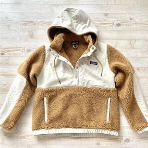 Patagonia women’s shelled Retro X-Fleece Pullover/ Nest Brown Medium